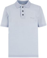 Ferragamo - Logo-embroidered Cotton Polo Shirt - Lyst