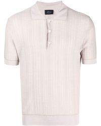 Brioni - Knitted Polo Shirt - Lyst
