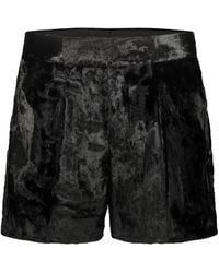 SAPIO - N°7C Velvet Shorts - Lyst