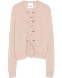 Allude - Cárdigan con detalle de lazo - Lyst