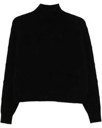 Elisabetta Franchi - High-Neck Sweater - Lyst