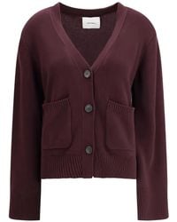 Lisa Yang - V-Neck Patch-Pocket Cardigan - Lyst