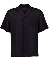 Frescobol Carioca - Angelo Camp-Collar Linen Shirt - Lyst