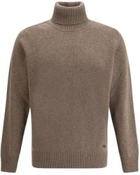 Brooksfield - Turtleneck Ribbed Sweater - Lyst