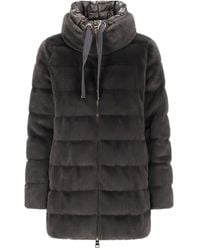 Herno - Quilted Coat - Lyst