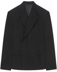Givenchy - Peak-Lapel Double-Breasted Blazer - Lyst