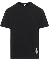 Loewe - Back-Print Relaxed-Fit T-Shirt - Lyst