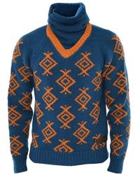 DSquared² - Embroidered High-Neck Sweater - Lyst