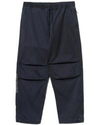Maharishi - Sashiko Embroidered Drawstring Trousers - Lyst