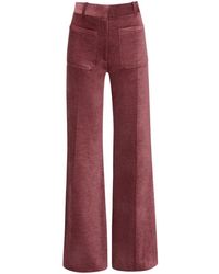 Victoria Beckham - Alina Mid-rise Tailored Trousers - Lyst