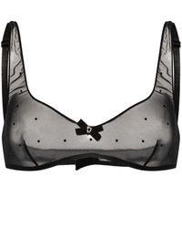 DSquared² - Sequined Semi-sheer Bra - Lyst