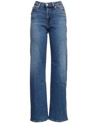 7 For All Mankind - Five-Pocket Straight Jeans - Lyst