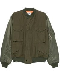 Junya Watanabe - Panelled Utility Bomber Jacket - Lyst