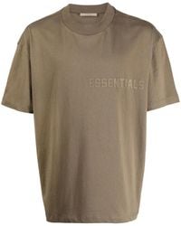 Fear Of God - Logo-Appliqué Crew-Neck T-Shirt - Lyst