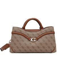 Guess - Dea Monogram-pattern Tote Bag - Lyst