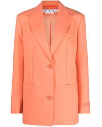 Off-White c/o Virgil Abloh - Off- Tomboy Single-Breasted Blazer - Lyst