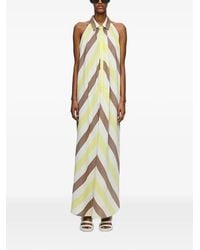 Marrakshi Life - Maxi The Halter Striped Dress - Lyst