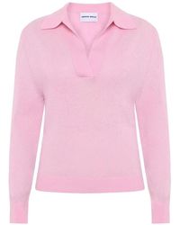 EMERSON RENALDI - V-Neck Collared Sweater - Lyst