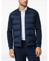 Hackett - Quilted Hybrid Bomber Jacket - Lyst