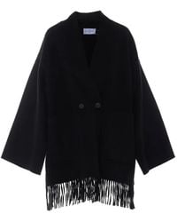 The Dynamis Studio - Fringed V-Neck Jacket - Lyst