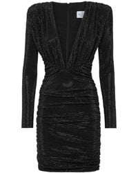 Philipp Plein - Abito Corto Con Scollo A V - Lyst