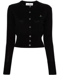 Vivienne Westwood - Bea Cropped Vest Met Geborduurd Logo - Lyst