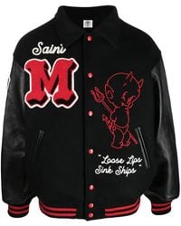 SAINT Mxxxxxx - Giacca Stile Varsity Con Stampa - Lyst