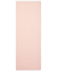 Tory Burch - T Monogram Floral Oblong Scarf - Lyst