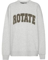 ROTATE BIRGER CHRISTENSEN - Logo Oversized Sweatshirt - Lyst