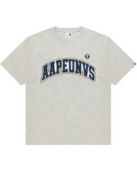 Aape By A Bathing Ape - Aapeunvs College Graphic-Print T-Shirt - Lyst