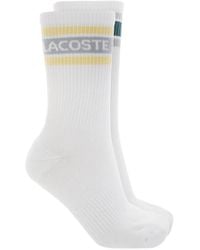 Lacoste - Logo-Print Striped Socks (Set Of Two Pairs) - Lyst