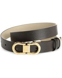 Ferragamo - Reversible And Adjustable Gancini Belt - Lyst
