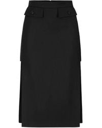 Elisabetta Franchi - Cool Wool Skirt - Lyst