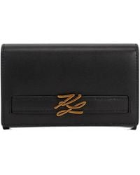 KARL LAGERFELD - K/Autograph Flap Wallet - Lyst