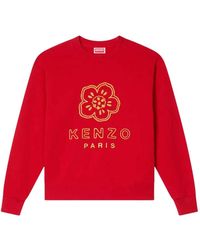 KENZO - Boke Flower Embroidered Sweatshirt - Lyst