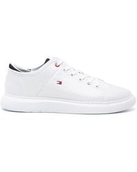 Tommy Hilfiger - Embroidered-Logo Mesh Low-Top Sneakers - Lyst
