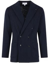 Lardini - Doppelreihige Smoking-Jacke - Lyst