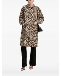 Sisley - Giacca Con Stampa Leopardata - Lyst
