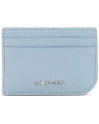 McQueen - Light Leather Card Holder - Lyst