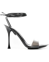 Gianvito Rossi - 100Mm Spice Tie-Fastening Sandals - Lyst
