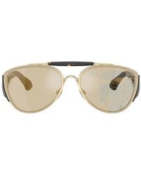 Burberry - Zonnebril Met Piloten Montuur En Schildpadschild Design - Lyst