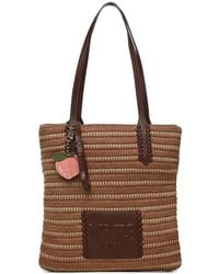 V73 - Woven Top Handle Shoulder Bag - Lyst