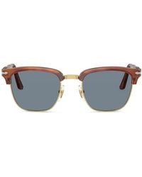 Persol - Squared-Frame Foldable Sunglasses - Lyst