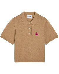 Isabel Marant - Althea Logo-Appliquéd Polo Shirt - Lyst