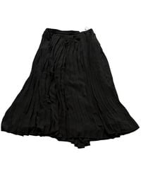Maison Margiela - Pleated Midi Skirt - Lyst