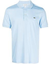 Lacoste - Logo-Patch Cotton Polo Shirt - Lyst