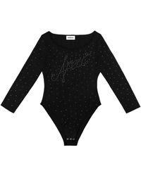 Area - Logo-Embellishment Bodysuit - Lyst