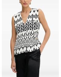 MARCIANO BY GUESS - Geometric-Print Top - Lyst