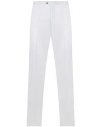 Fedeli - Pressed-Crease Tailored Trousers - Lyst