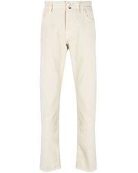 Sartoria Tramarossa - Leonardo Logo-Patch Slim-Fit Trousers - Lyst